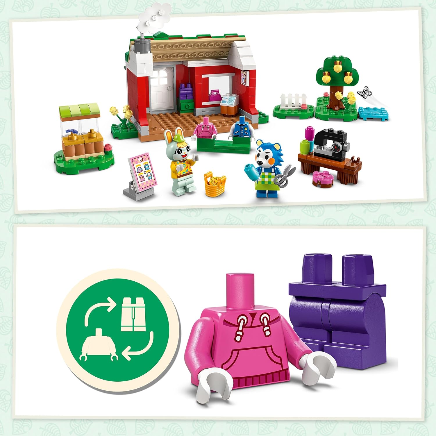 LEGO® | Animal Crossing: Able Sisters Clothing Shop (77055)