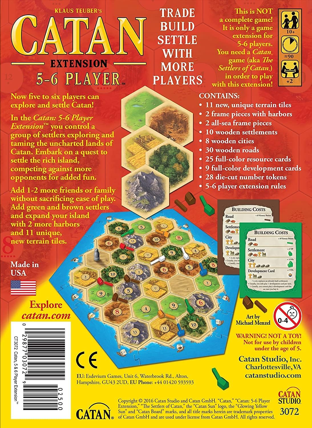 CATAN 6th Edition 5-6 Player Expansion