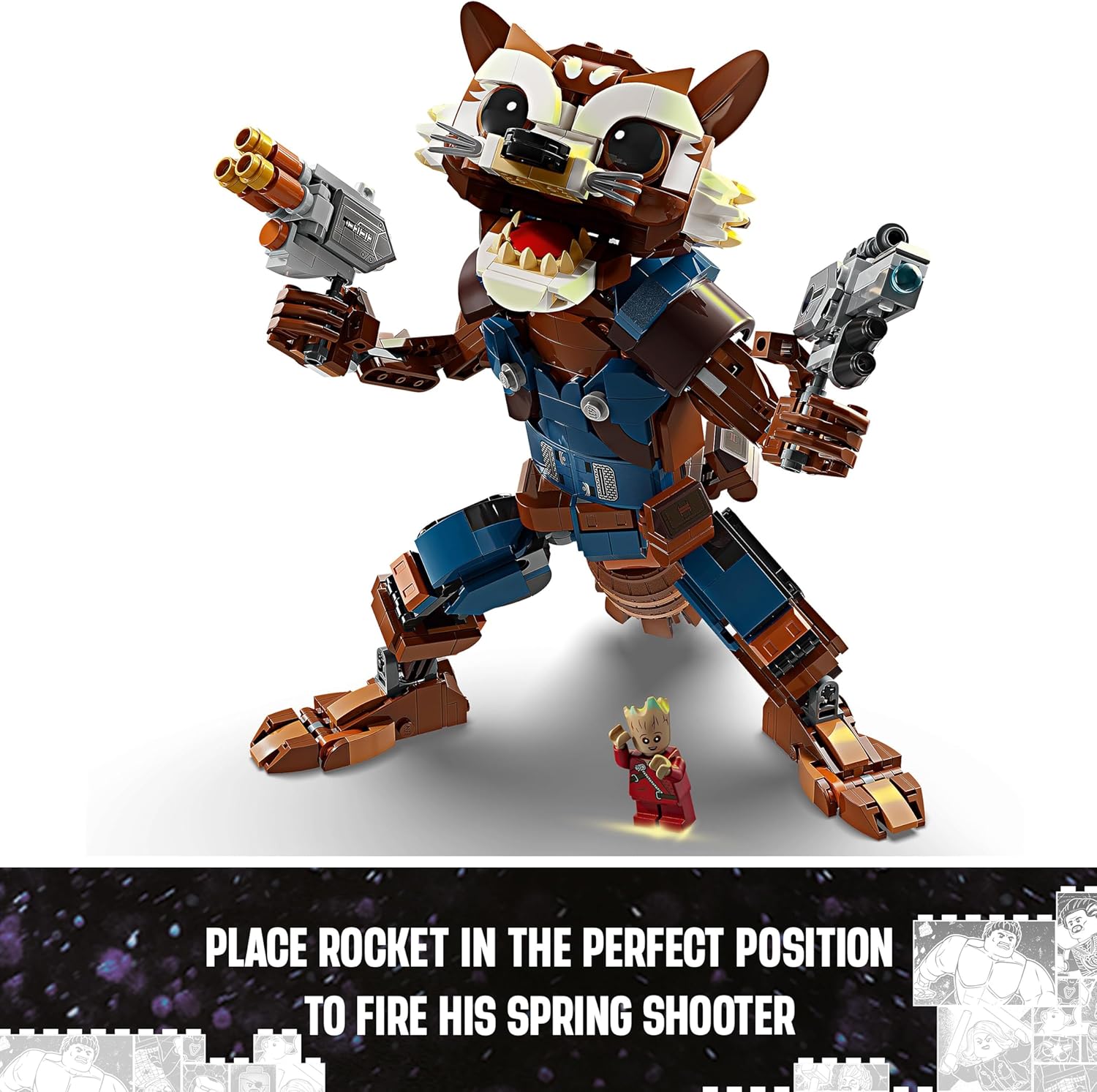 LEGO® | Marvel: Rocket & Baby Groot (76282)