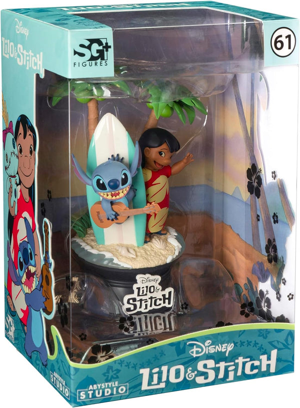 Abystyle Disney Lilo & Stitch Lilo & Stitch With Surfboard Figure