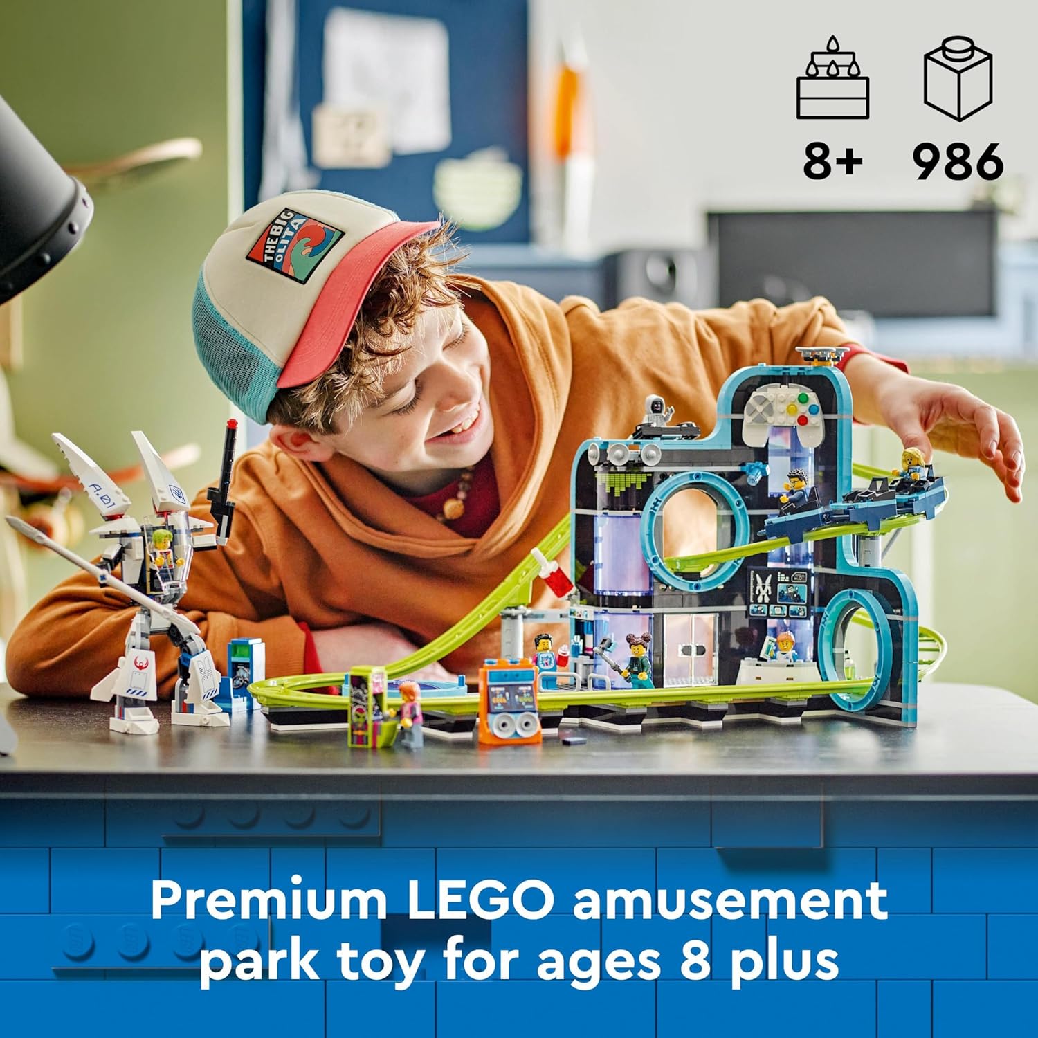 LEGO® | City: Robot World Roller-Coaster Park (60421)