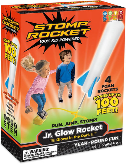 Stomp Rocket Jr. Glow Rocket Set - 4 Rockets