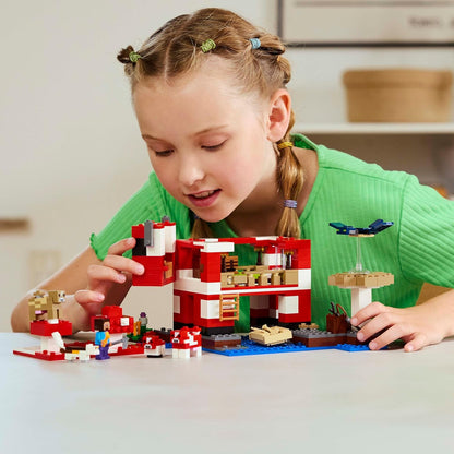 LEGO® | Minecraft: The Mooshroom House (21270)