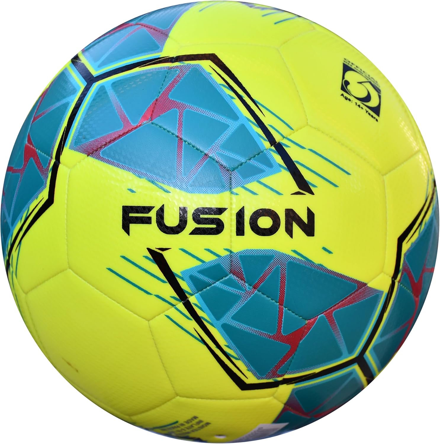 Precision Fusion FIFA Basic (Fluo Yellow/Teal/Cyan/Red, 5)