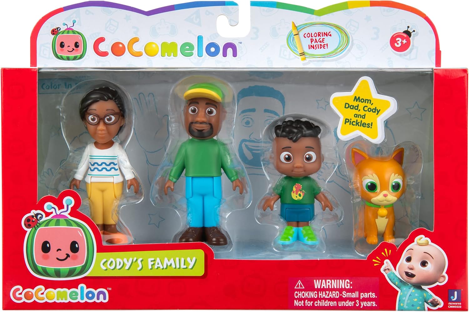 Cocomelon Cody Family 4 Pack