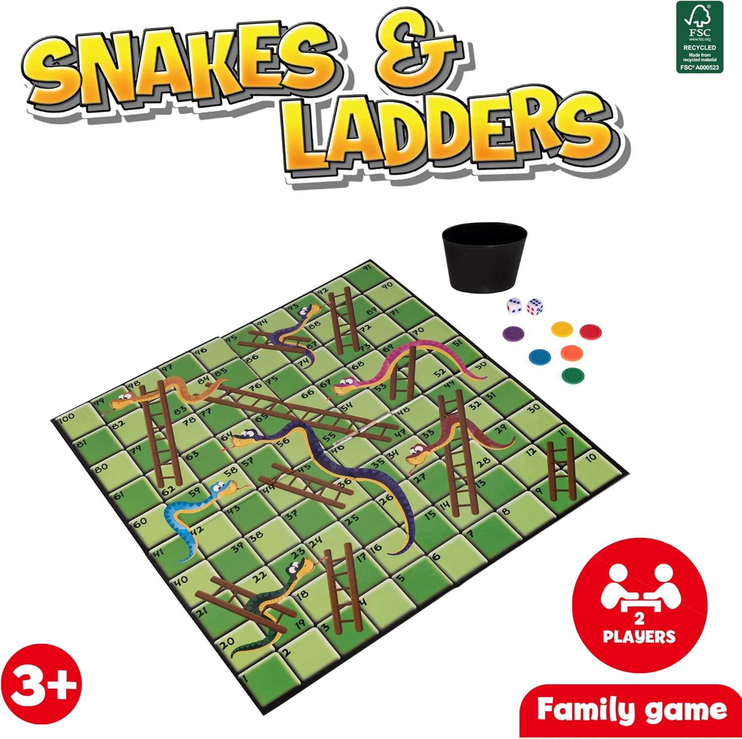 SNAKES & LADDERS CLASSIC GAME (HTI)