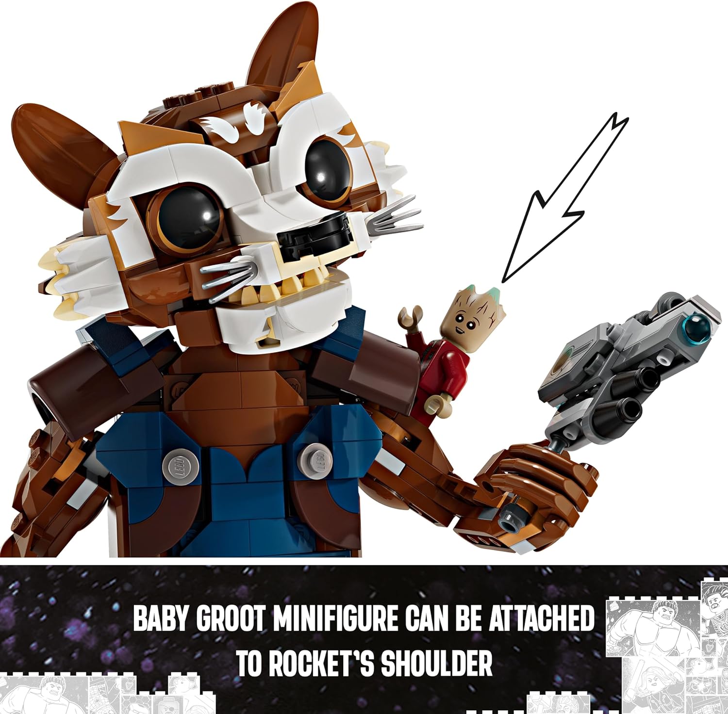 LEGO® | Marvel: Rocket & Baby Groot (76282)