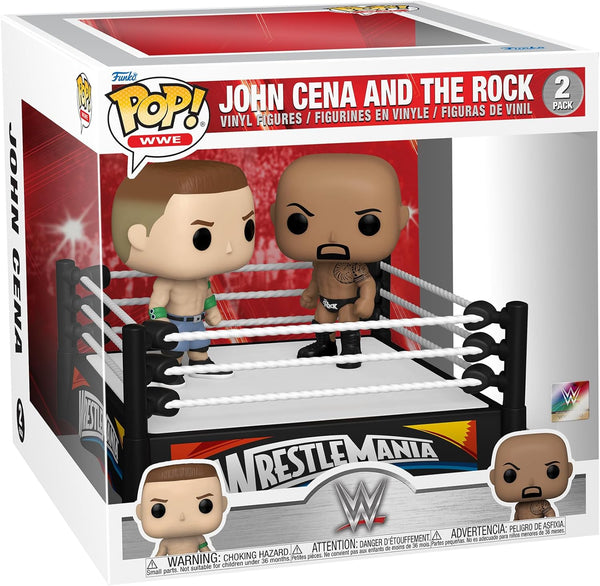 Funko POP: WWE John Cena and The Rock 2 Pack