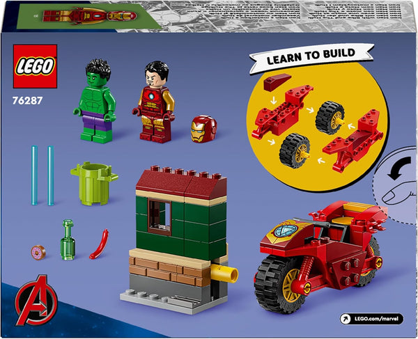 LEGO® | Marvel: Iron Man with Bike and The Hulk (76287)