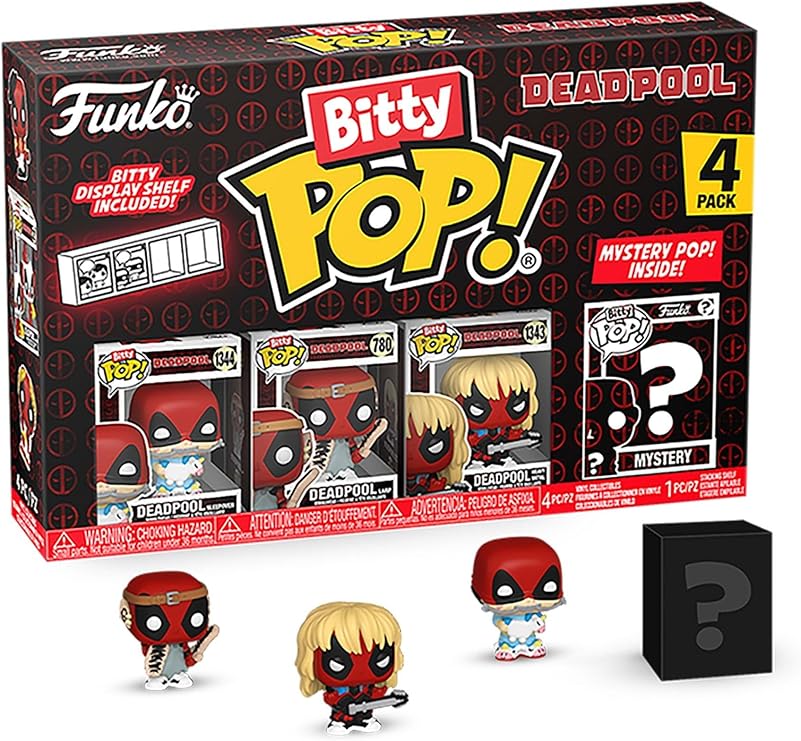 Funko Bitty POP: Deadpool - Sleepover 4 Pack