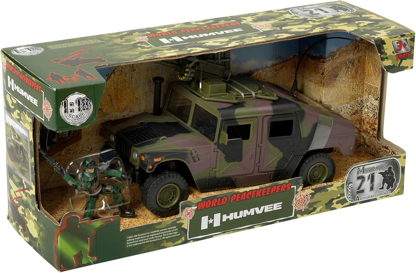 World Peacekeepers - Humvee Assault Vehicle And Figures