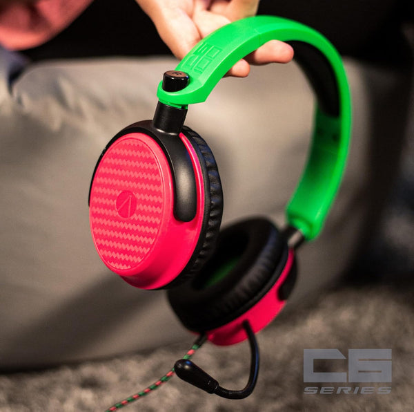 Stealth C6 100 Headset Green/PNK