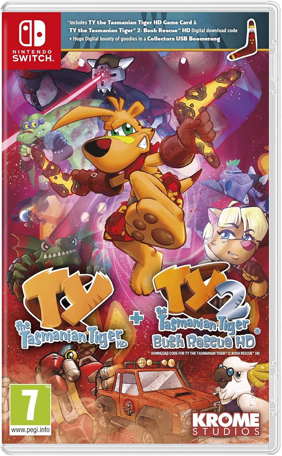 TY the Tasmanian Tiger 1 & 2 (Nintendo Switch)