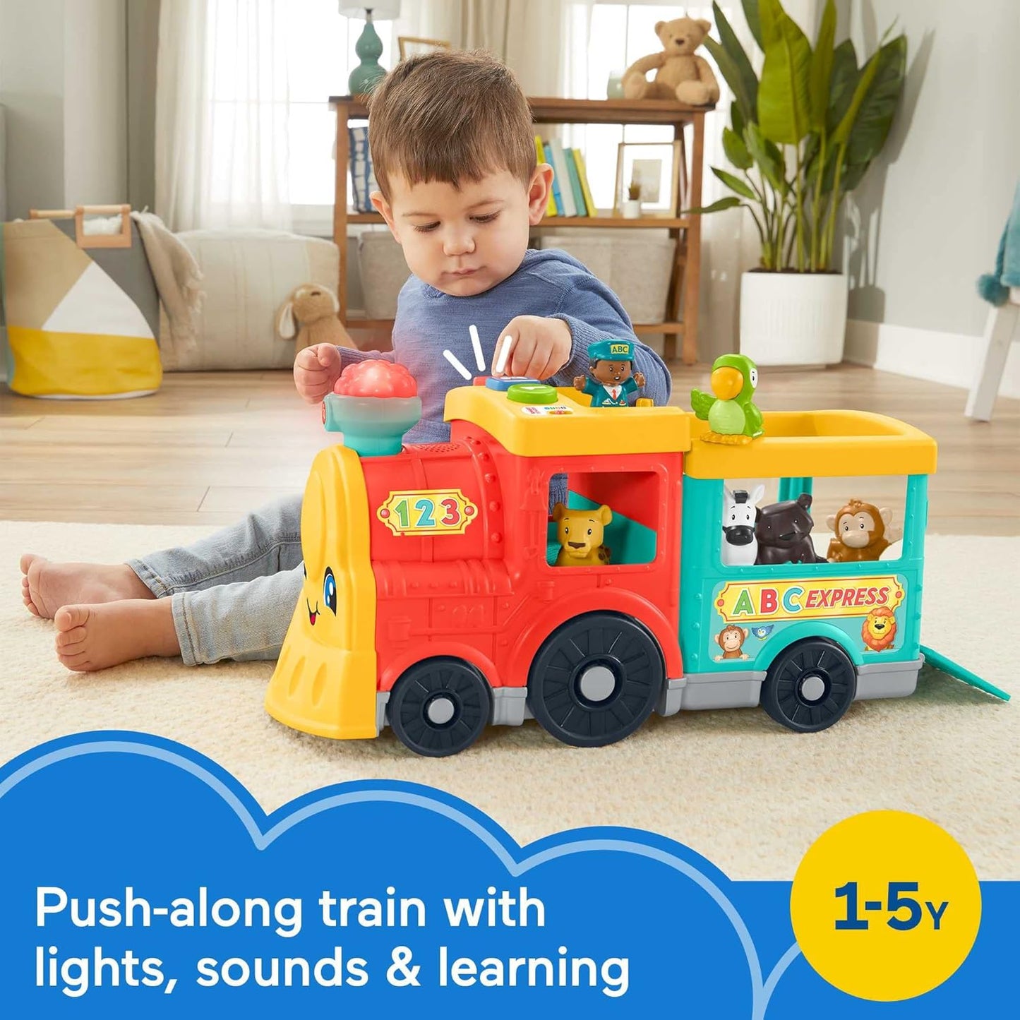 Fisher Price Little People Big ABC Animal Train