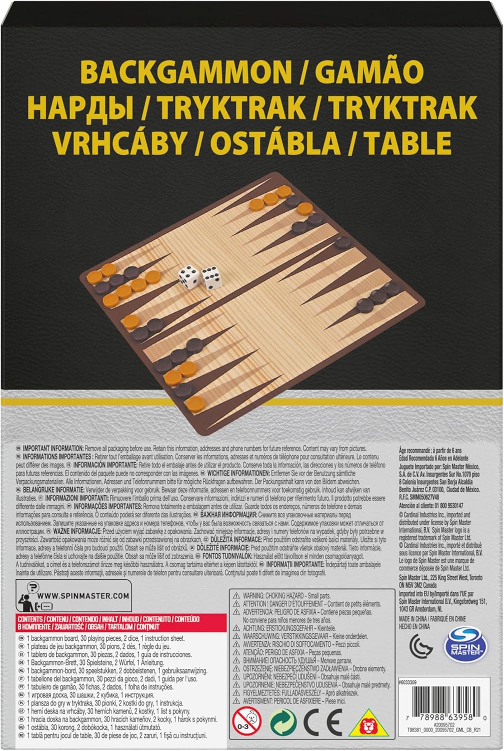 BACKGAMMON CLASSIC GAME