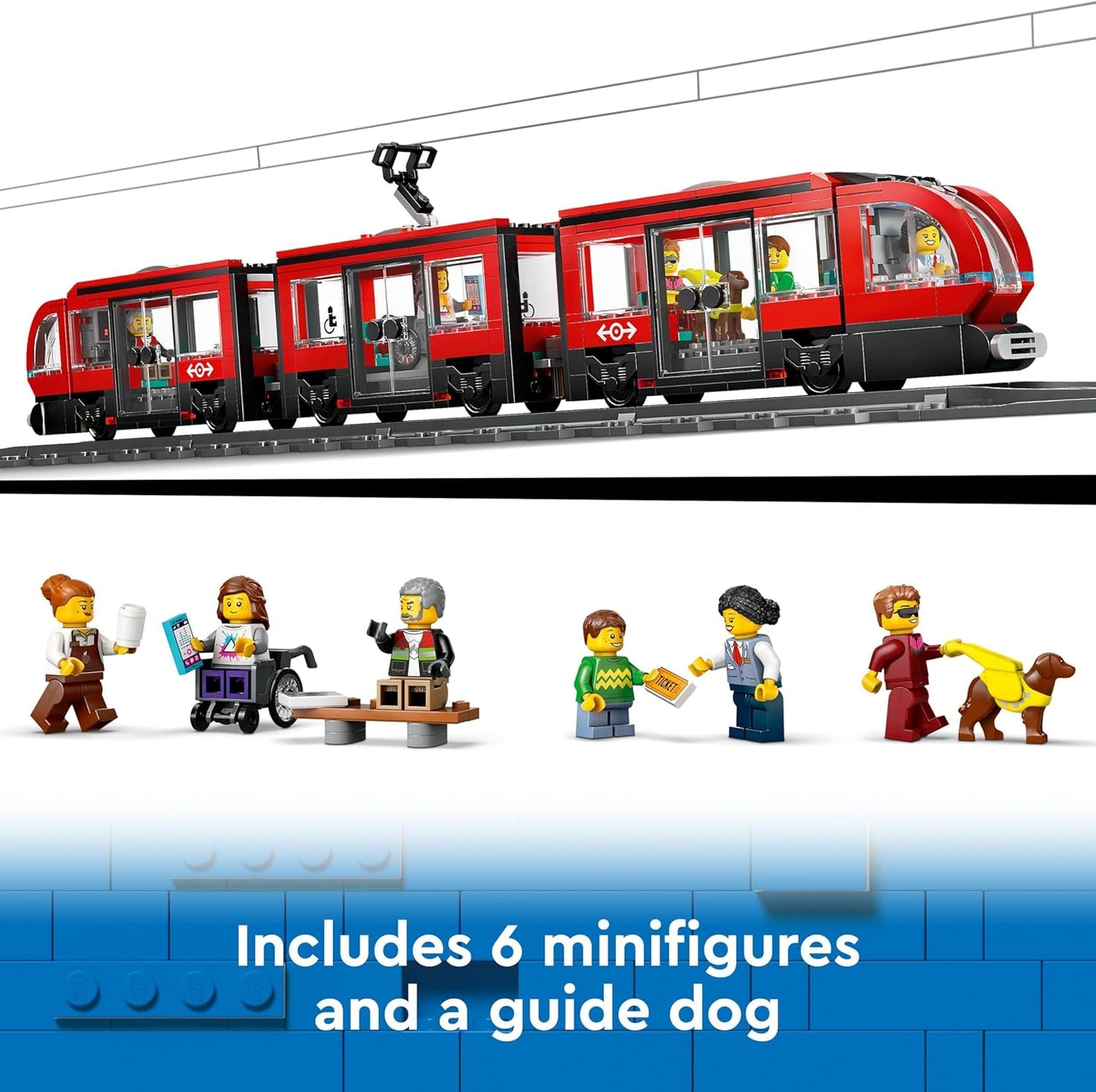 LEGO® | City: Downtown Streetcar and Station (60423)