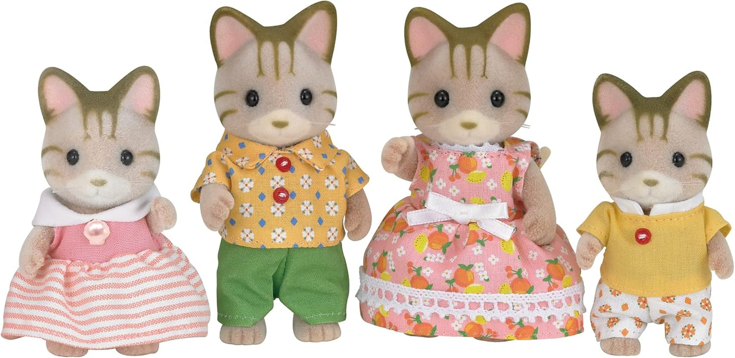 Sylvanian Families: Striped Cat Family