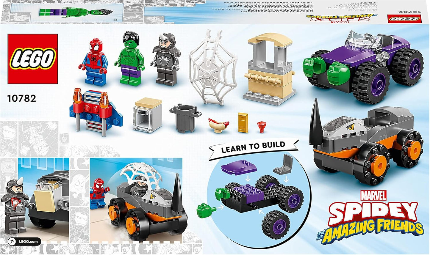 LEGO® | Marvel: Spidey Hulk vs Rhino Truck (10782)