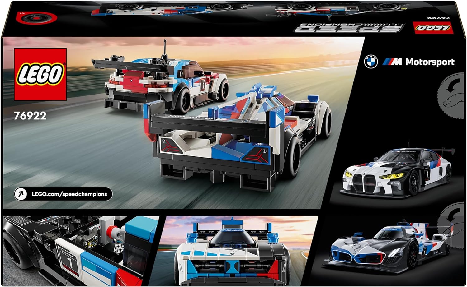LEGO® | Speed: BMW M4 GT3 & BMW M Hybrid V8 Race (76922)