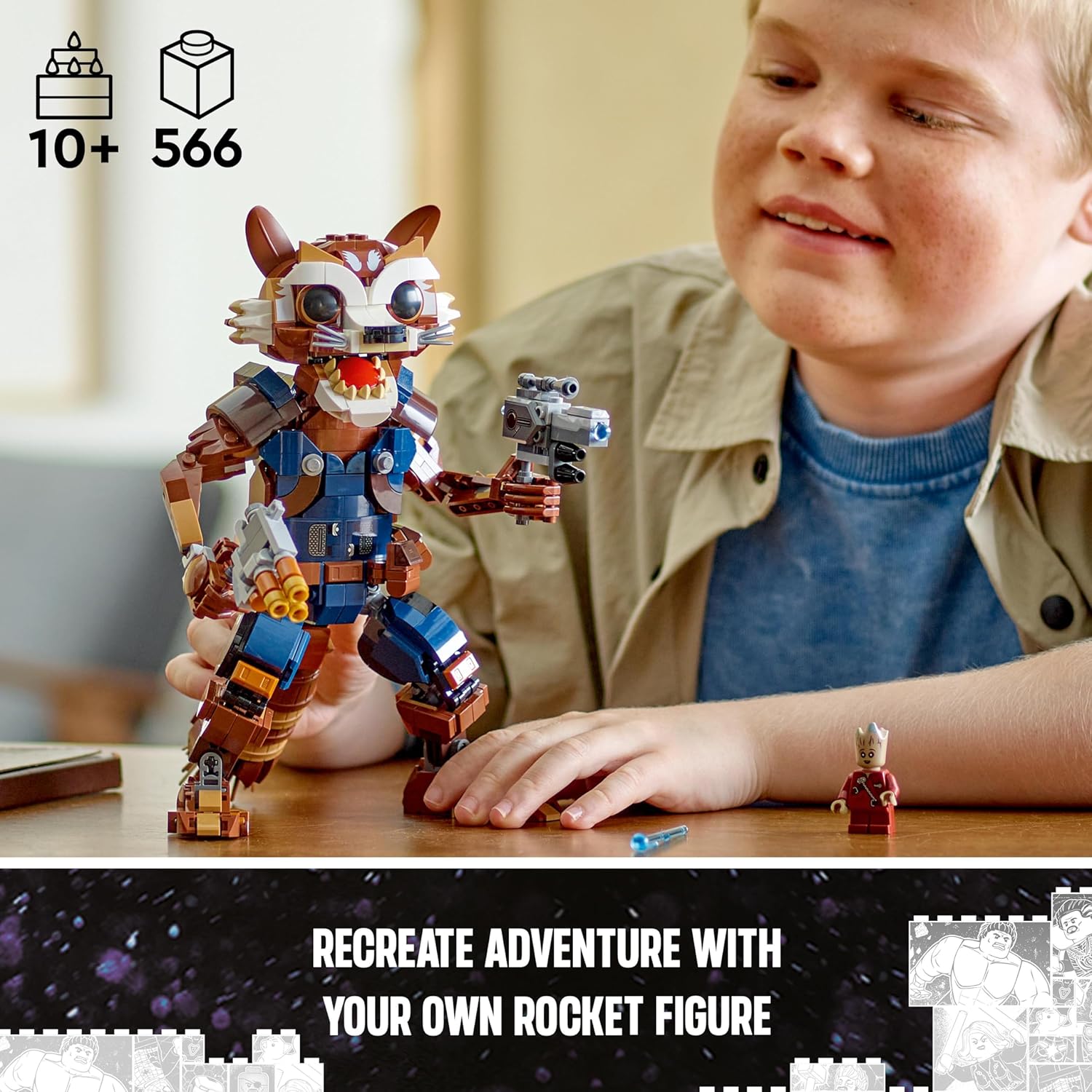LEGO® | Marvel: Rocket & Baby Groot (76282)