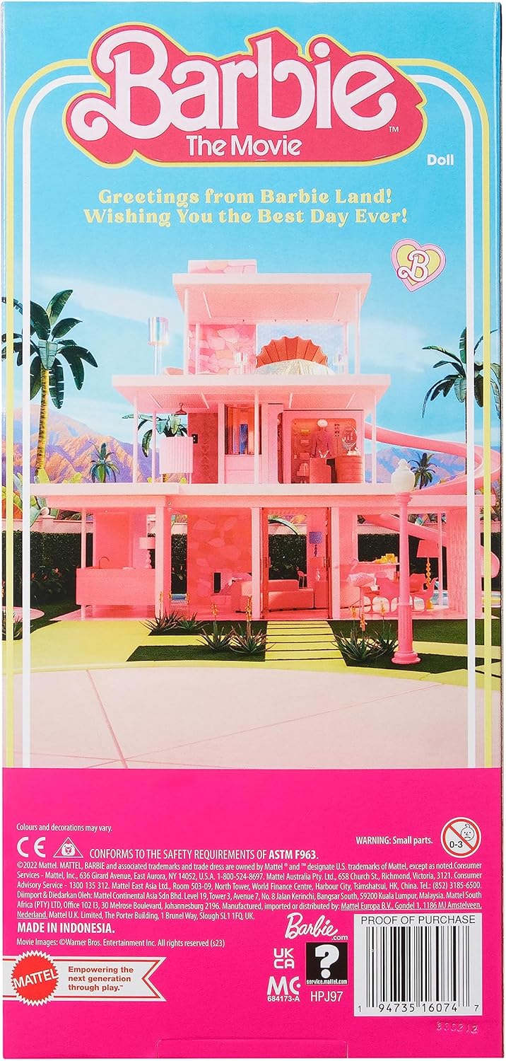 Barbie Movie Ken Pastel Stripes Beach Set