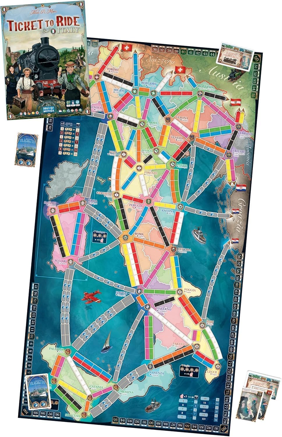 Ticket to Ride Japan & Italy: Map Collection Volume 7