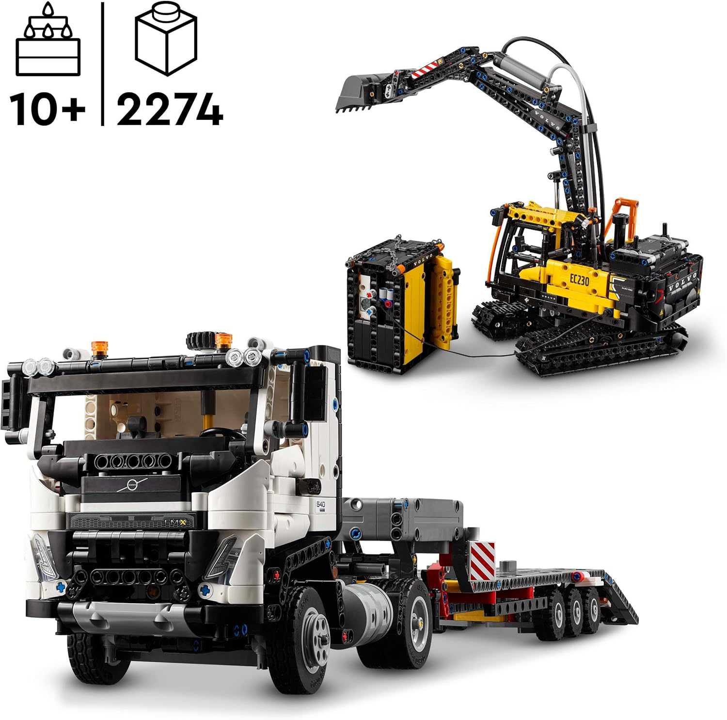 LEGO® | Technic: Volvo FMX Truck & EC230 Electric Excavator (42175)