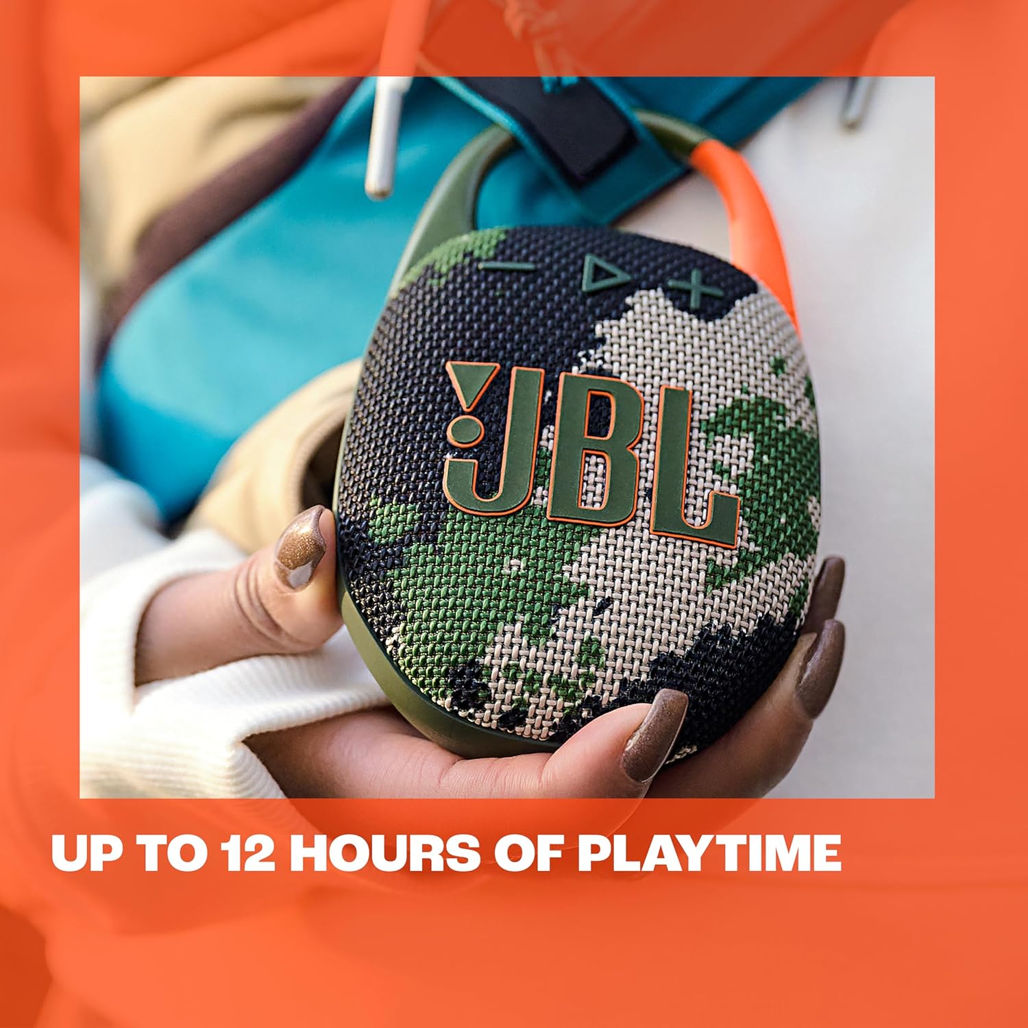 JBL Clip 5 Blue Speaker Bluetooth