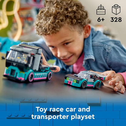 LEGO® | City: Race Car and Car Carrier Truck (60406)