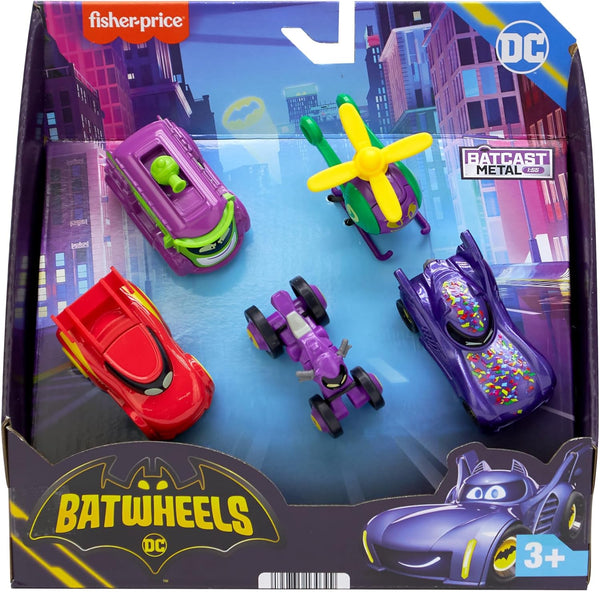 Fisher Price Batwheels Vehicle 5 Pack 2
