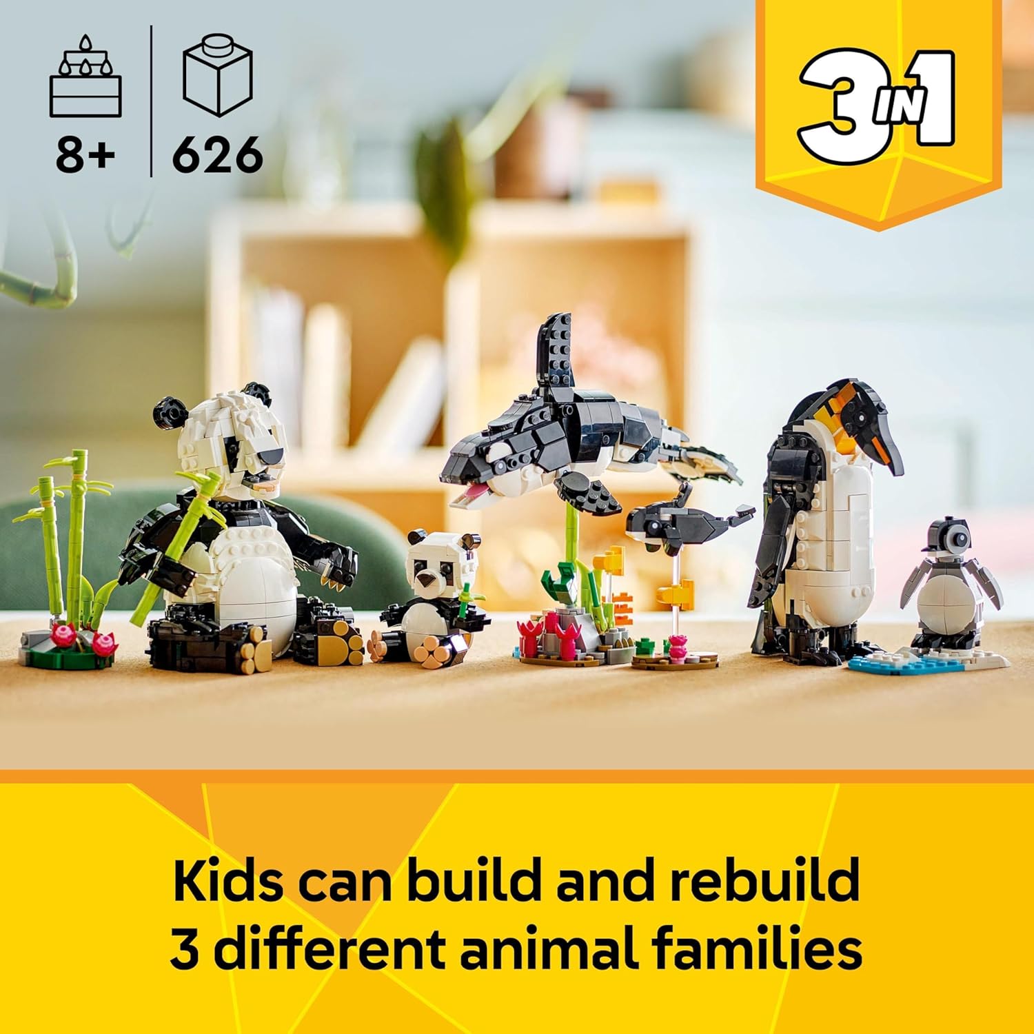 LEGO® | Creator 3in1: Wild Animals - Panda Family (31165)