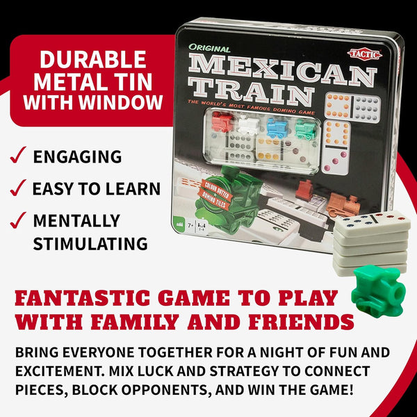 TACTIC - MEXICAN TRAIN - TIN BOX WITH WINDOW