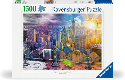 Ravensburger New York Summer and Winter 1500pc Puzzle