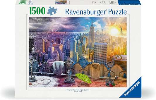 Ravensburger New York Summer and Winter 1500pc Puzzle