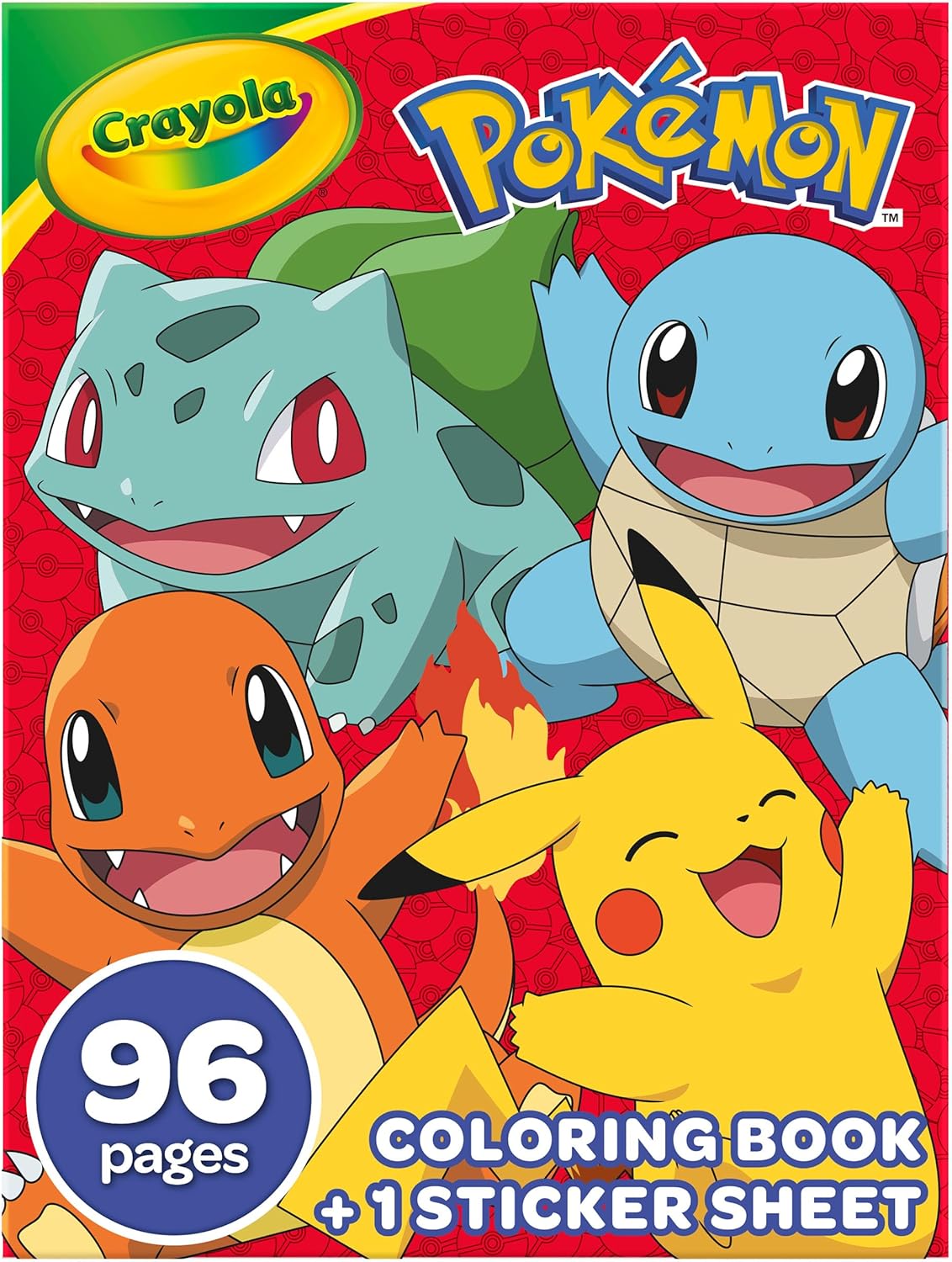 Crayola Pokemon 96-page Colouring Book