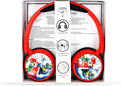 OTL Bluetooth Wireless Junior Mario Kart Headphones