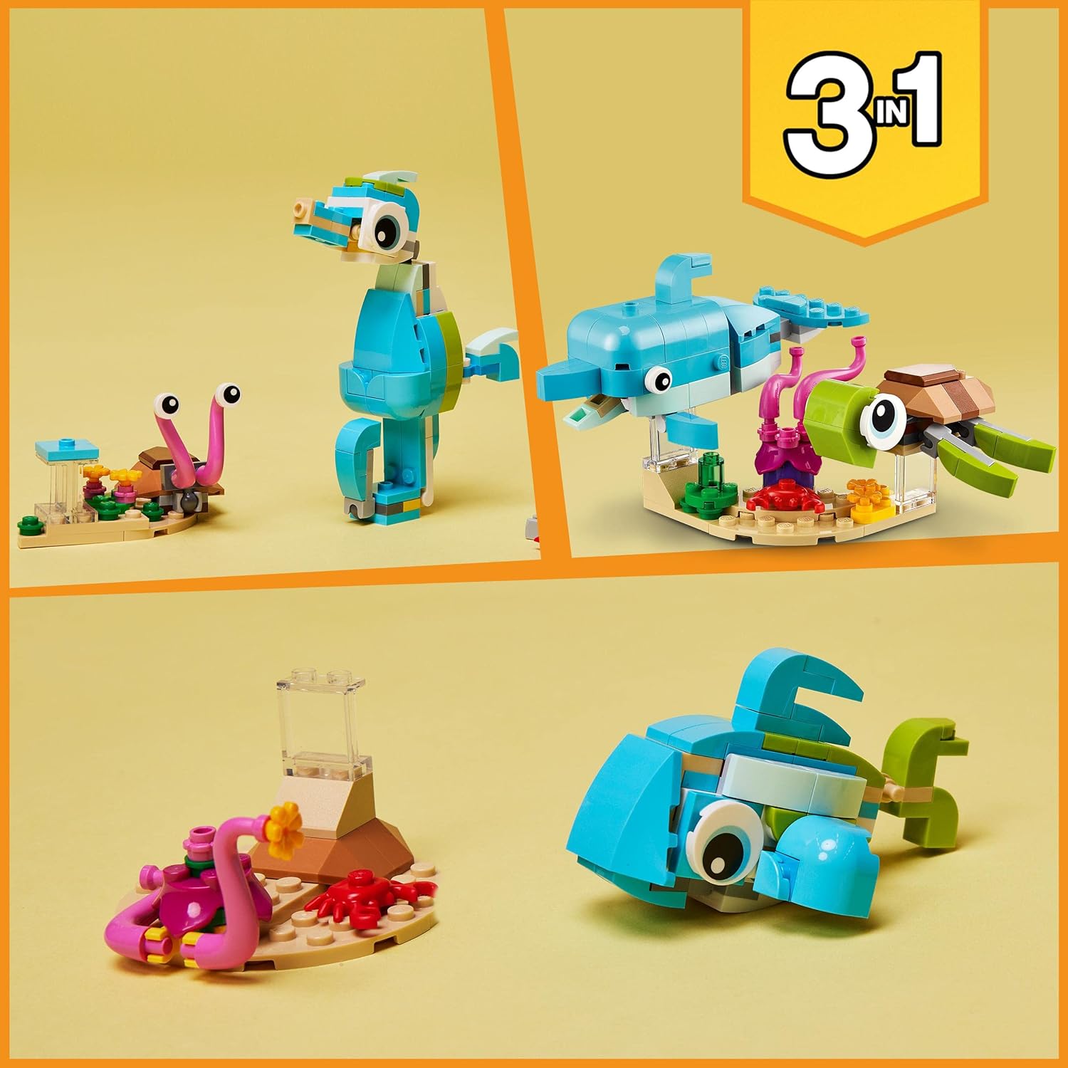 LEGO® | Creator: Dolphin & Turtle (31128)