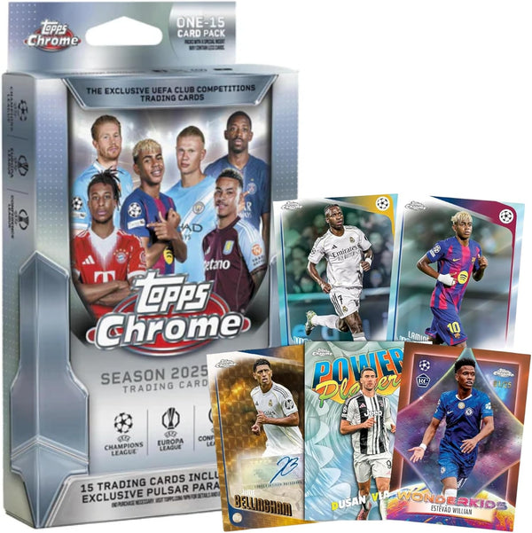 Topps Chrome UCC UEFA Club Competitions 2025-26 - Hanger Box