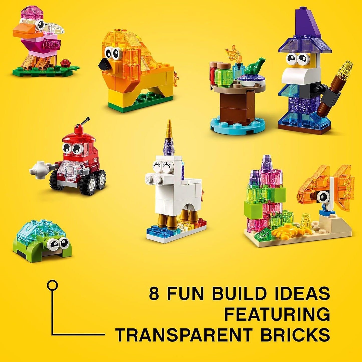 LEGO® | Classic: Creative Transparent Bricks (11013)