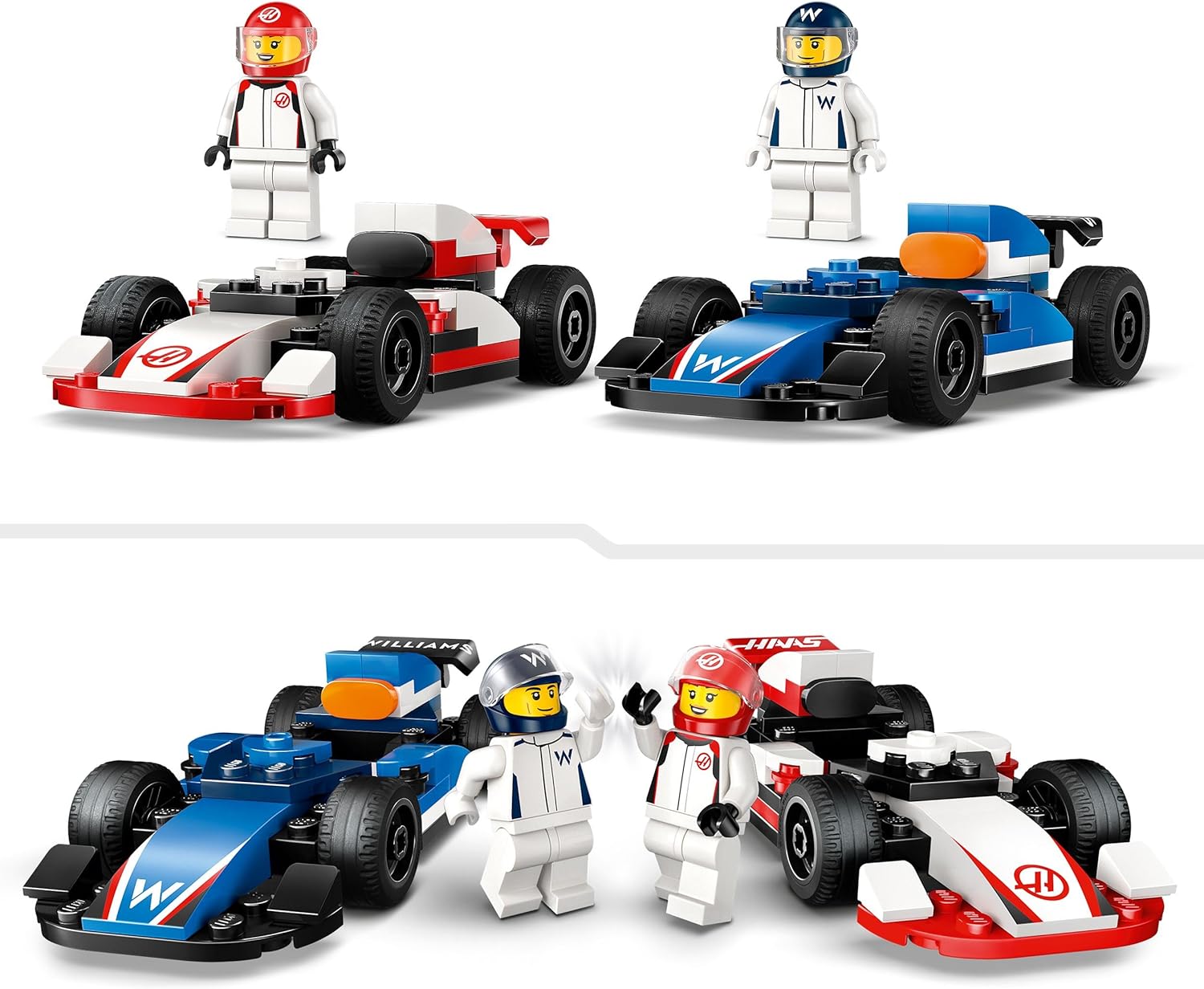 LEGO® | City: F1 Williams Racing & Haas F1 Race Cars (60464)