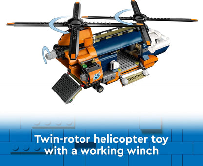 LEGO® | City: Jungle Explorer Helicopter at Base Camp (60437)