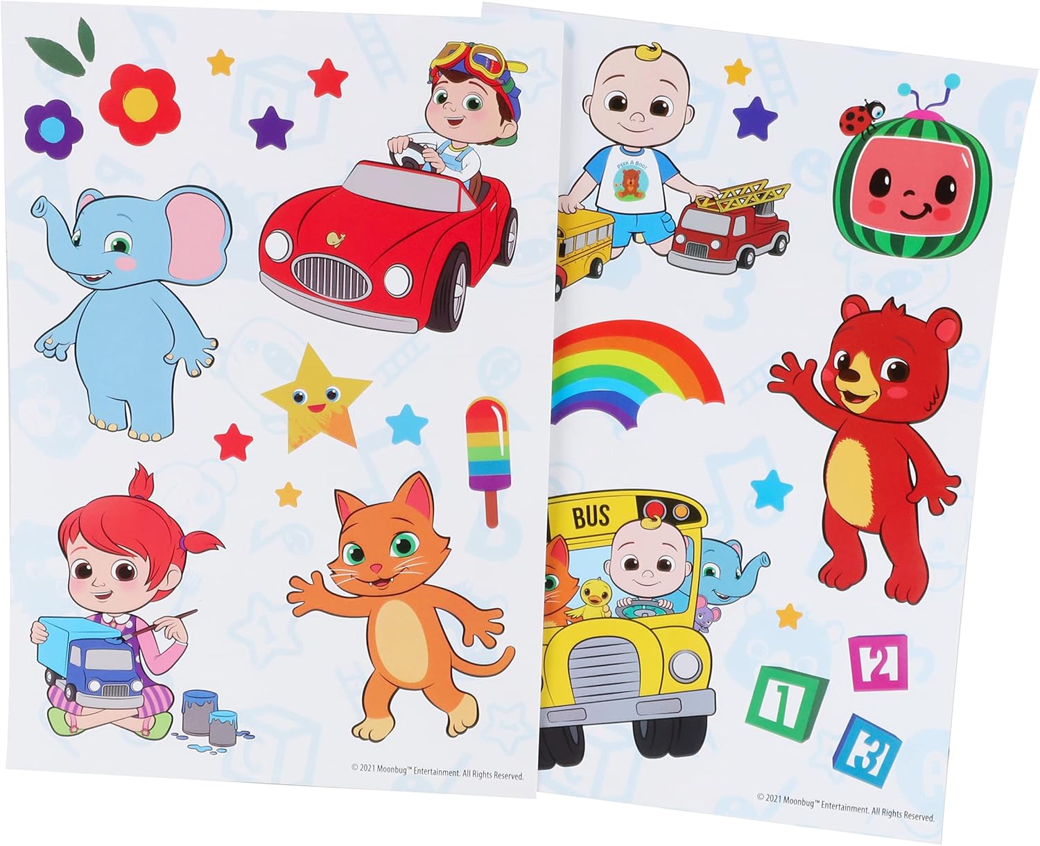 Cocomelon Activity Case with Bubble Stickers