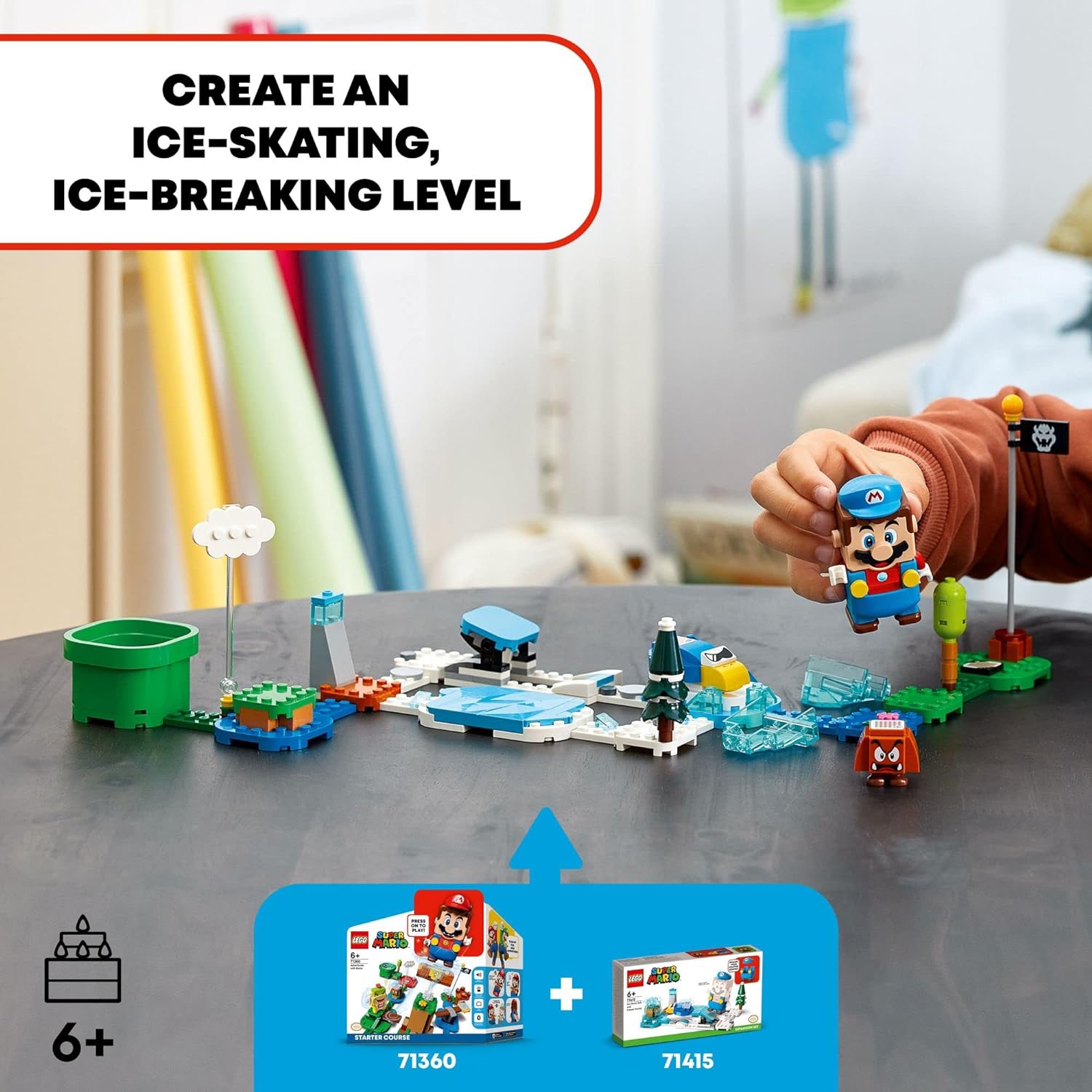 LEGO® | Mario: Ice Mario Suit & Frozen World Expansion Set (71415)