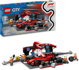 LEGO® | City: F1 Pit Stop & Pit Crew with Ferrari Car (60443)