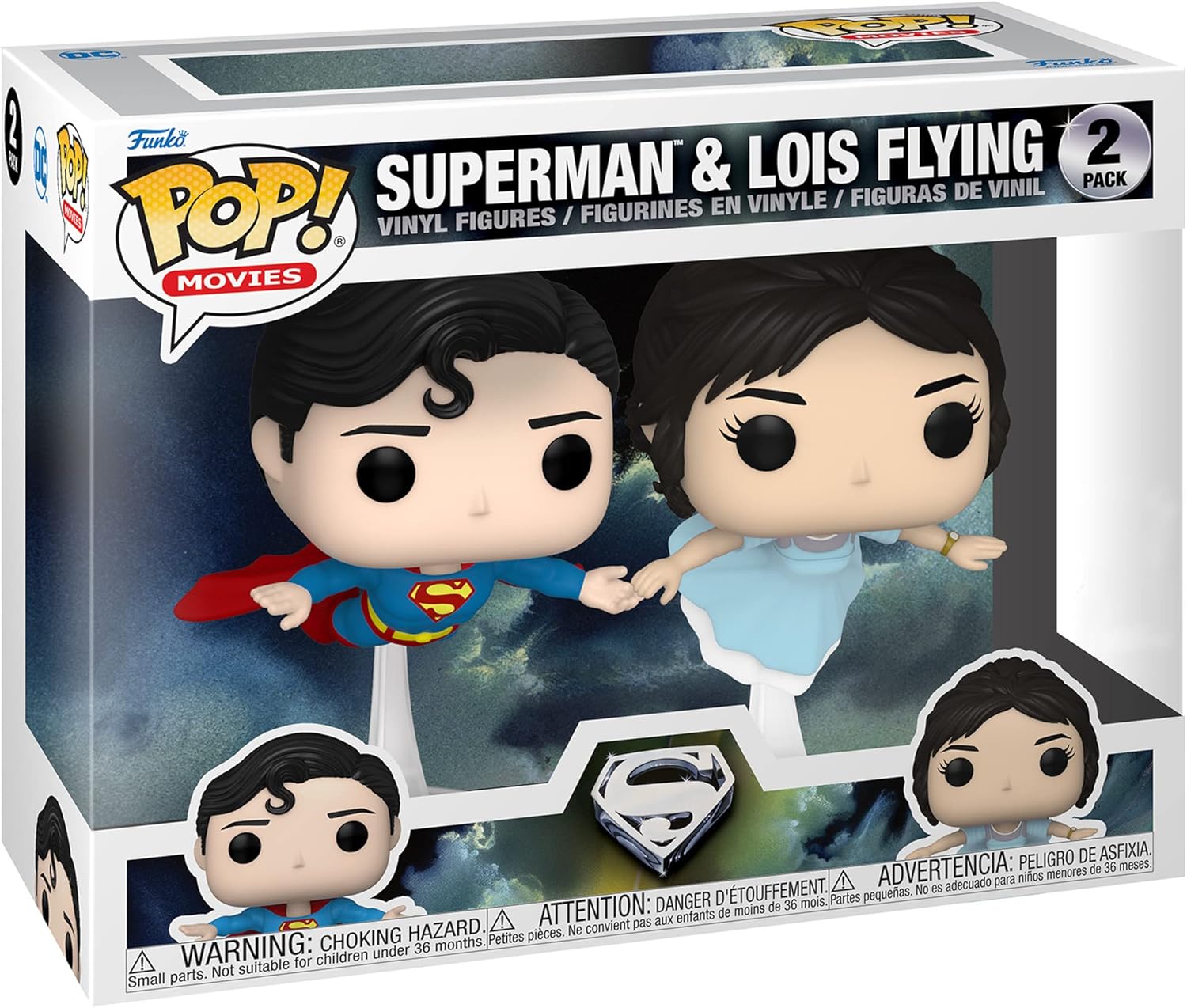 Funko Pop! Movies: DC - Superman & Lois Flying 2-Pack