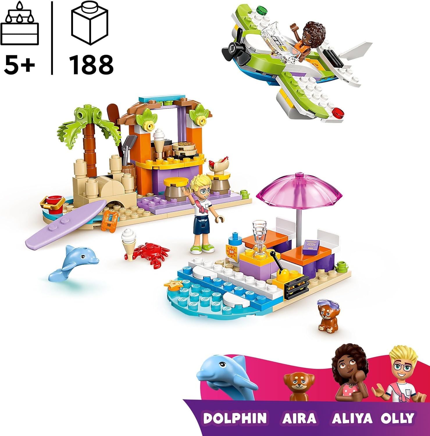 LEGO® | Friends: Creative Beach and Travel Suitcase (42672)