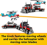 LEGO® | Creator: Flatbed Truck with Helicopter (31146)