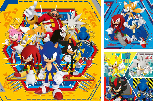 Ravensburger Sonic The Hedgehog 3x49pc Puzzle