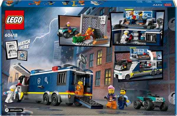 LEGO® | City: Police Mobile Crime Lab Truck (60418)