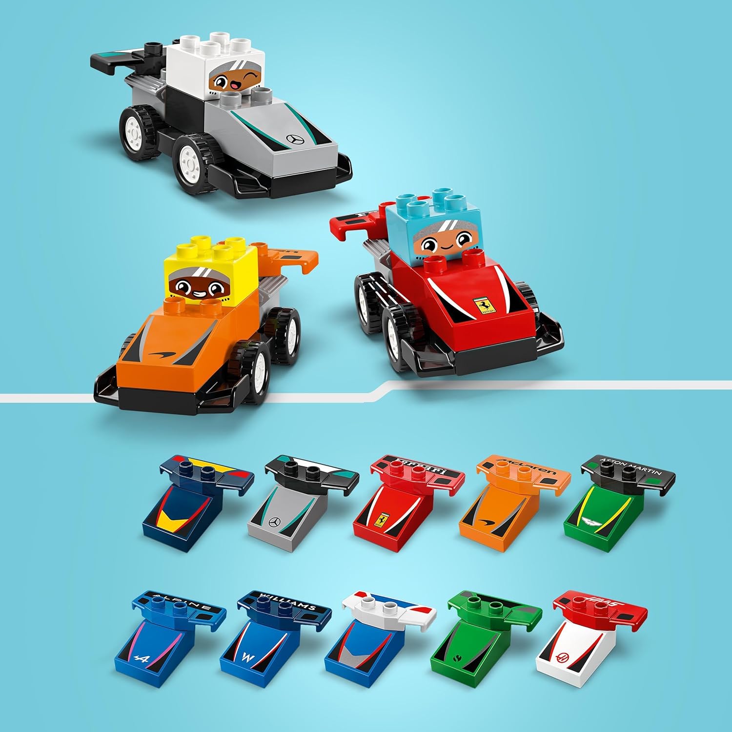 LEGO® | DUPLO: F1 Team Race Cars & Drivers (10445)